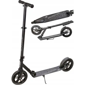 Koloběžka Skládací koloběžka Raven Snug Black ABEC9 nafukovací kola 200mm