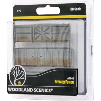 Modelová železnice dřevěná hradba Woodland Scenics A2985