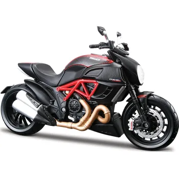 autíčko Maisto - 1:12 AL Motorcycles - Ducati Diavel Carbon