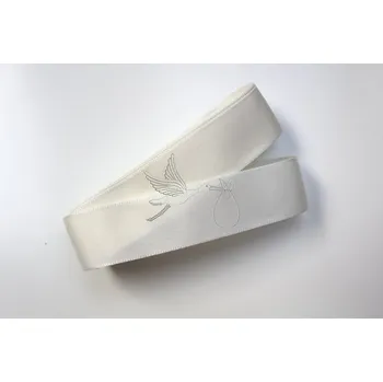 Stuha Stuha taftová 15mm - světle krémová