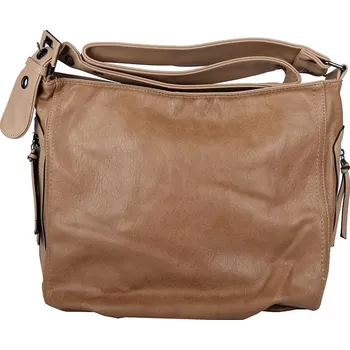 Kabelka Opravdu velká hnědá zemní crossbody kabelka ROMINA D570