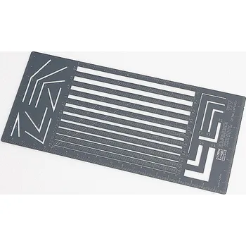 Plastikový model Řezací šablona A (Hasegawa Trytool)