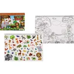 Teddies Blok - Říše zvířat se samolepkami - CZ verze