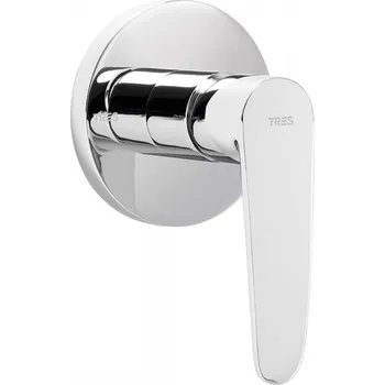 Vodovodní baterie TRES FLAT chrom Podomítková baterie jednocestná 20417701