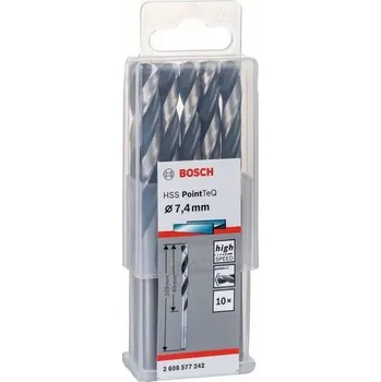 Vrták Vrták do kovu Bosch HSS PointTeQ Twist Speed, pr. 7.4 x 69 / 109 mm, 10ks (2608577242)