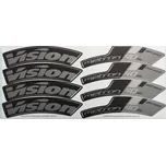 Vision nálepky Metron 40 Disc Clincher (Gray/Black)