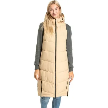 Dámská vesta Dámská zimní dlouhá vesta Meatfly Tama béžová XXL