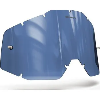 Motocyklové brýle náhradní plexi pro brýle 100% pro brýle 100% Racecraft/Accuri/Strata, ONYX LENSES modré s polarizací