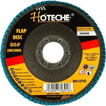 Brusný kotouč Lamelový brusný kotouč 115 mm, P80 - HT550408