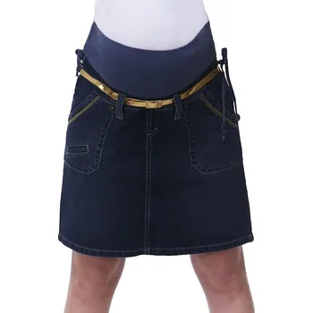 Dámská sukně Těhotenská sukně 1S1035 modrá xl