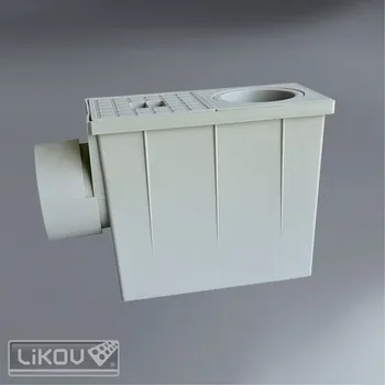 kanalizační vpusť Geiger šedý s boční výpustí (mokrý) 80 (100)/100 (110) mm (bal. 18)