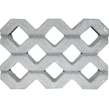 CSB VEGETAČNÍ TVÁRNICE malá 45 x 30 x 8 cm Šedá (paleta 88 ks)