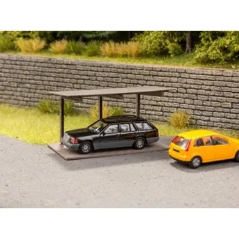 Modelová železnice přístřešek na auto - doprodej Noch 14676