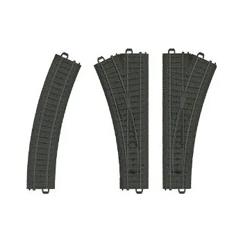 Modelová železnice výhybkový set z plastových kolejí my world Märklin 23301