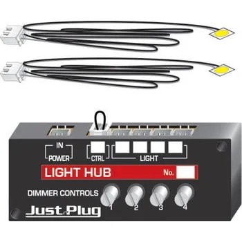 Modelová železnice set světel s rozbočovačem Woodland Scenics JP5700