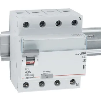 Proudový chránič Legrand 411765 TX3 CHRÁN.4P 40A 30MA A