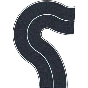 Modelová železnice zatáčka univerzální šedá 2ks Noch 60710