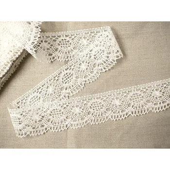 Krajka Snový svět Paličkovaná krajka lněná polobělená TK0071-58mm