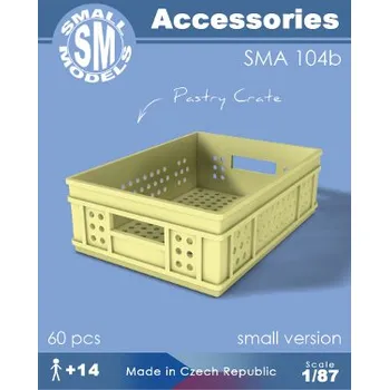 Modelová železnice přepravky na pečivo (60 ks) Small Models 104b