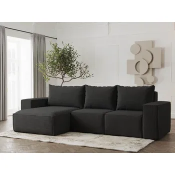 Sedací souprava Rohová sedačka do L Lea - Černá 135