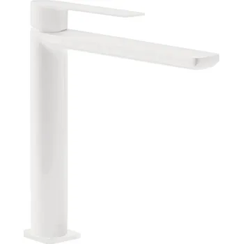 Vodovodní baterie TRES LOFT bílá-mat Umyvadlová baterie 20020303BM