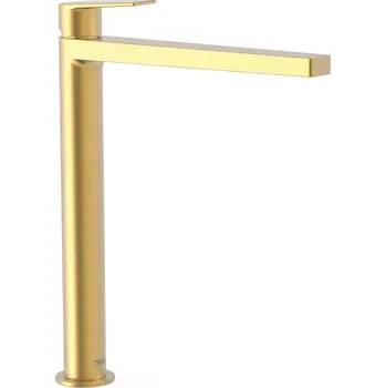 Vodovodní baterie Stojánková umyvadlová baterie Tres PROJECT zlatá