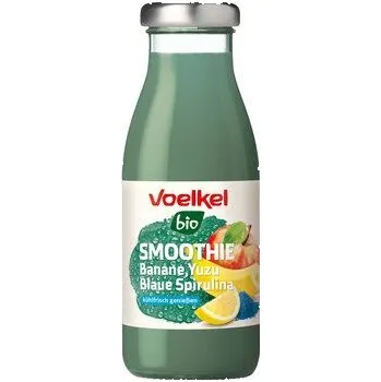 Limonáda Voelkel Smoothie banán, yuzu a modrá spirulina 250 ml bio