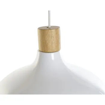 Stojací lampa Stropní světlo DKD Home Decor Bílá Kaštanová Kov Borovice 50 W 35,5 x 35,5 x 21 cm