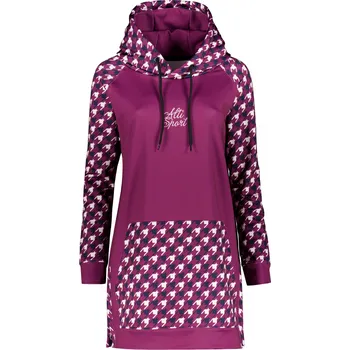 Dámská mikina Dámská funkční prodloužená mikina premium ALTISPORT VOJ/ALW048MI03 FIALOVÁ XS