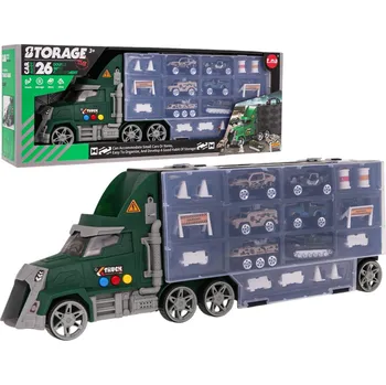 autíčko Mamido Nákladní auto s odpalovacím zařízením a s autíčky