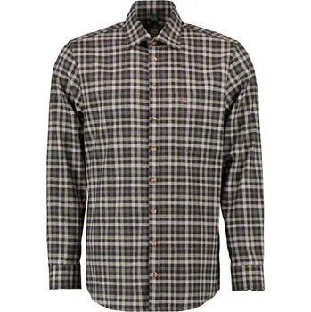 Pánská košile Orbis textil Orbis košile flanelová zelená 4271/55 dlouhý rukáv Varianta: 39/40