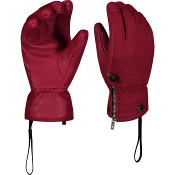 Dámské lyžařské rukavice NORDBLANC WEB NBWG7864 VÍNOVÁ 4