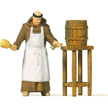 Figurka mnich při narážení sudu Preiser 28218