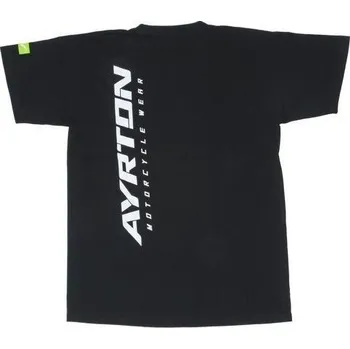 Pánské tričko Triko s krátkým rukávem AYRTON, černá žlutá fluo bílá barva XXL