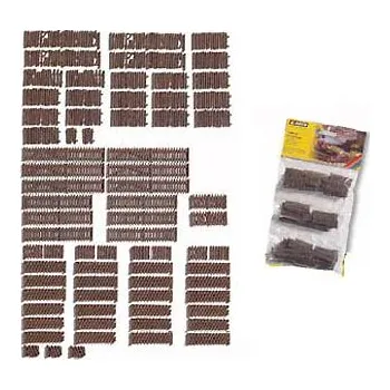 Modelová železnice plot 3 typy 270cm Noch 43096