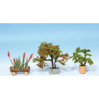 Modelová železnice okrasné květiny v květináčích Noch 14020