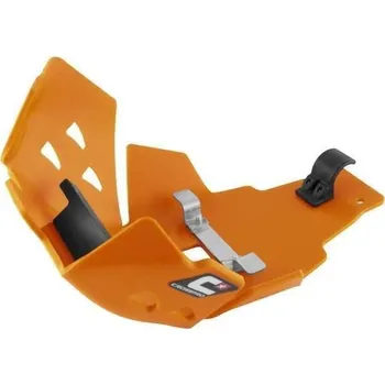 CROSSPRO kryt motoru plastový DTC ENDURO EC DTC HUSQVARNA TE250/300 17-18, KTM EXC 250/300 17-19 barva oranžová