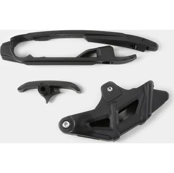 UFO komplet kluzák (KT04065001) + vodítko řetězu (KT04028001) KTM SX/SXF 16-17 (krom SX 250 16), barva černá