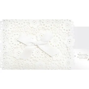 Blahopřání prořezávané - Mašle W