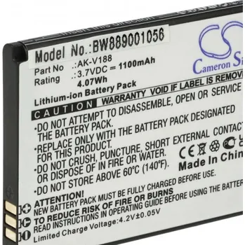 Baterie pro mobilní telefon VHBW Baterie pro Emporia TouchSmart, AK-V188, 1100 mAh