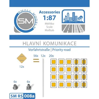 Modelová železnice hlavní komunikace Small Models RS008a