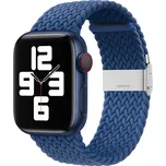 AW Pletený řemínek na Apple Watch s přezkou - Modrý Šířka uchycení řemínku: 44/45/46/49mm, Barva: Modrý IR-PTRAW-18