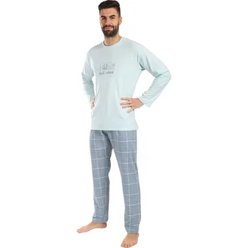 Pánské pyžamo Pánské pyžamo Gino zelené (79177-LxGMGA) M 79177-LxGMGA Možnost vrácení zboží ZDARMA do 120 dnů!