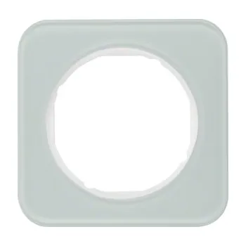 Elektrická zásuvka Rámeček BERKER 1-násobný R.1 sklo bílá 10112109