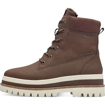 Dámská zimní obuv Tamaris Dámské nepromokavé šněrovací kotníkové boty farmářky TAMARIS-TEX 1-26231-43 304 Hnědé dámské velikosti: 38