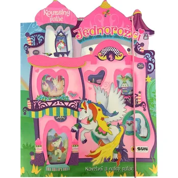 samolepka SUN Navrhni a lep: Jednorožci - Kouzelný palác