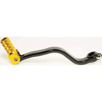 ACCEL řadící páčka (řadička) SUZUKI RM 80/85 86-17 hliníková, barva černá, koncovka zlatá