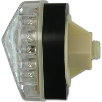 Osvětlení pro motocykl LED blinkry Kawasaki na motorku do kapotáže, čiré sklo