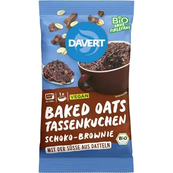 Davert Ovesný koláč do hrnečku brownies 71 g bio