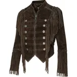 Stars & Stripes Bunda kožená Brianna Stars & Stripes, dámská, hnědá 3XL